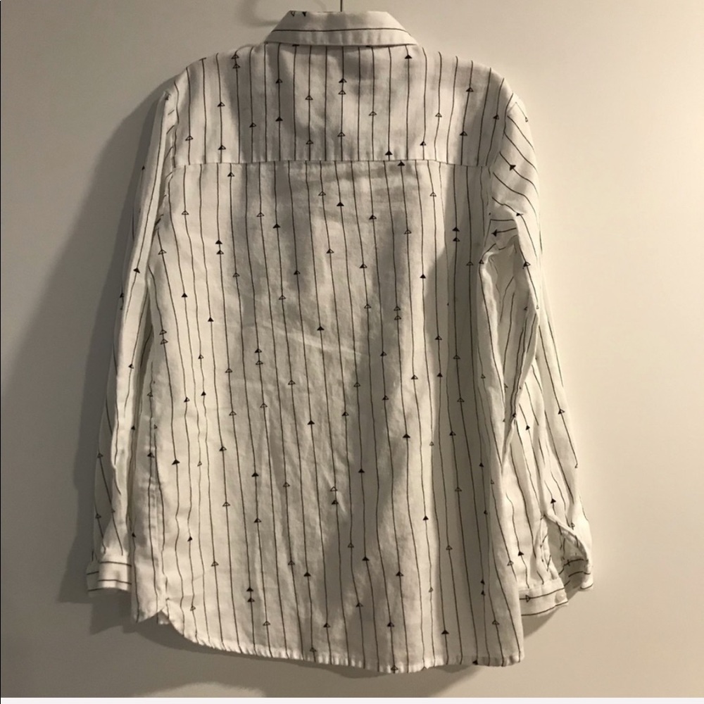 Zara Girls Arrows button down blouse - size 7 - Picture 5 of 5
